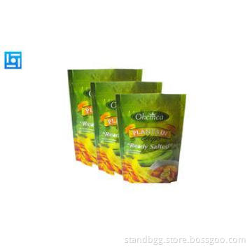 Green Printing Doypack Bags Moisture Proof Stand Up Pouch F